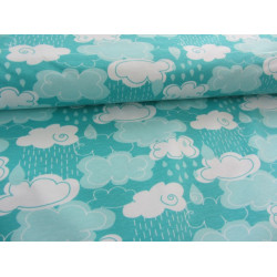 Jersey Clouds türkis mint - Petra Laitner